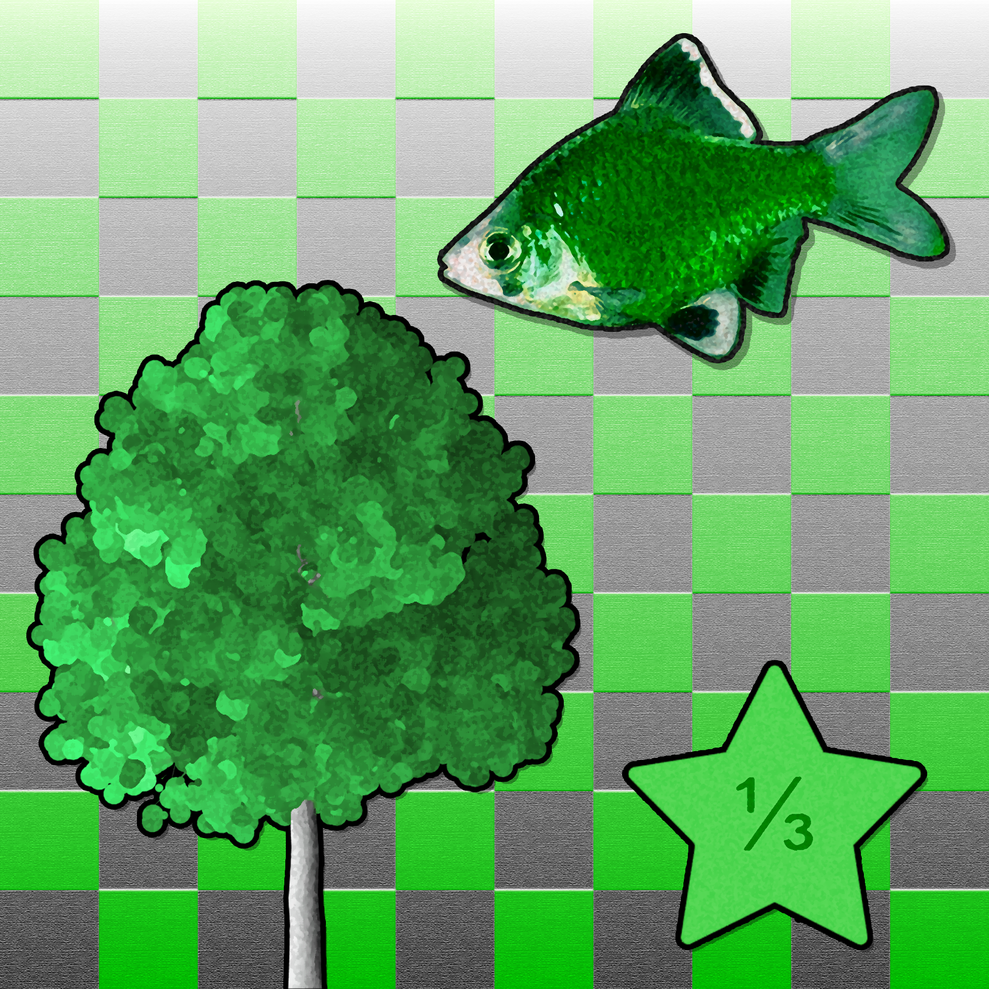 Gray and Green Color Palette